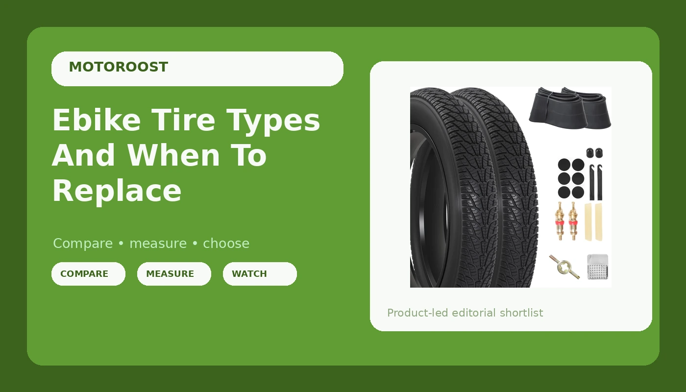 Ebike Tire Types And When To Replace - Motor Roost review with measurements and honest opinion