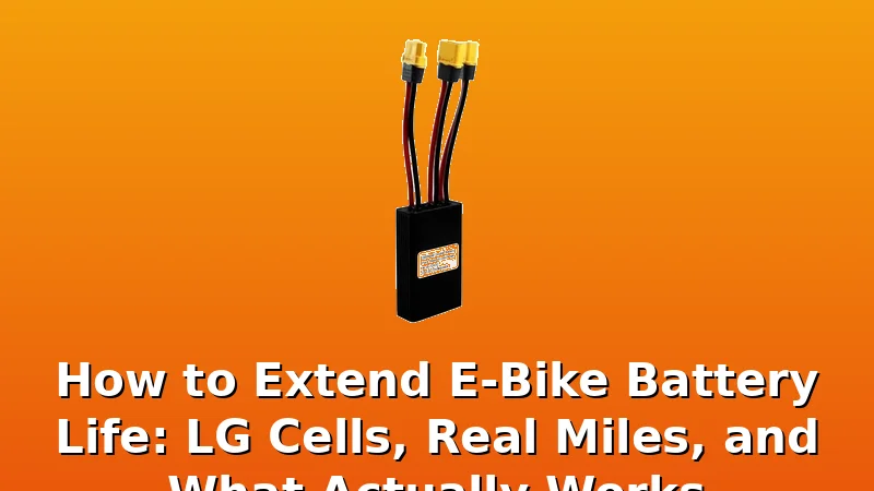 How to Extend E-Bike Battery Life: LG Cells, Real Miles, and What Actually Works - Motor Roost review with measurements and honest opinion