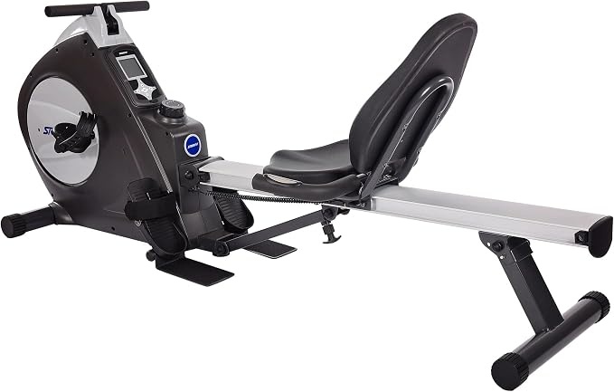 Stamina Conversion II Recumbent Exercise Bike and Rower - Cardio Machine with smart Workout App - Exercise Bike for Home Workout - Up to 250 lbs Weight Capacity