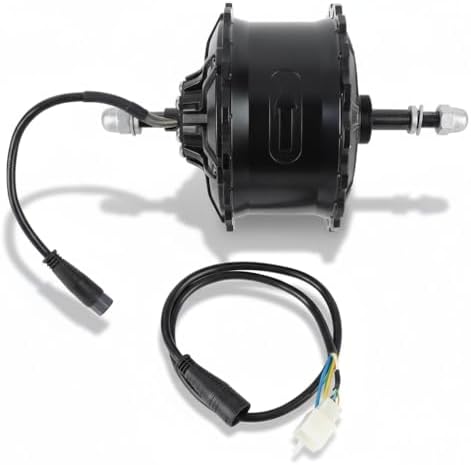 Electric Bike Replacement Hub Motor, Aluminum Alloy IP65 Rainproof 48V 750W 9Pins Rear Drive Wheel Motor with 170 to 175mm Opening for Electric Bikes Modification DIY