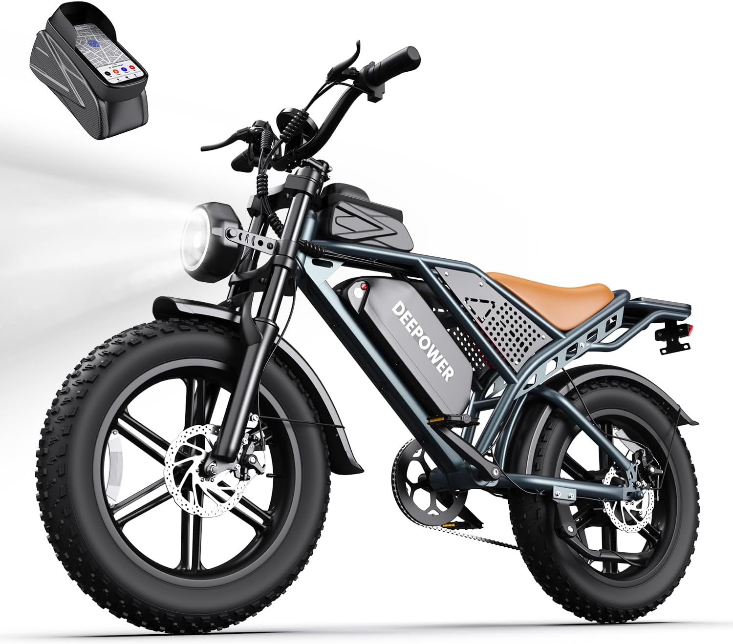 2000W Peak Moped Style Electric Bike