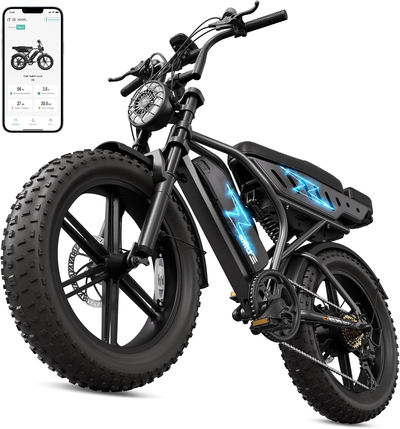 TST Electric Bike for Adults, 48V 15Ah Battery for Urban Cycling, R9