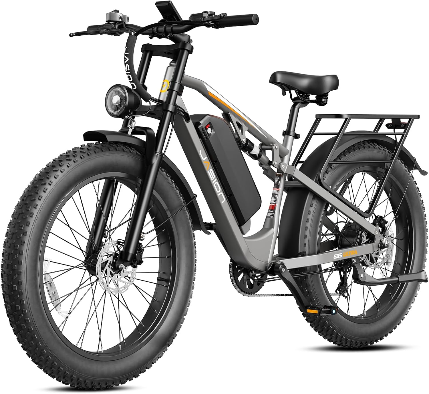 Jasion EB5 Ultra Electric Bike for Adults 2500W Peak Motor, 1040Wh Battery