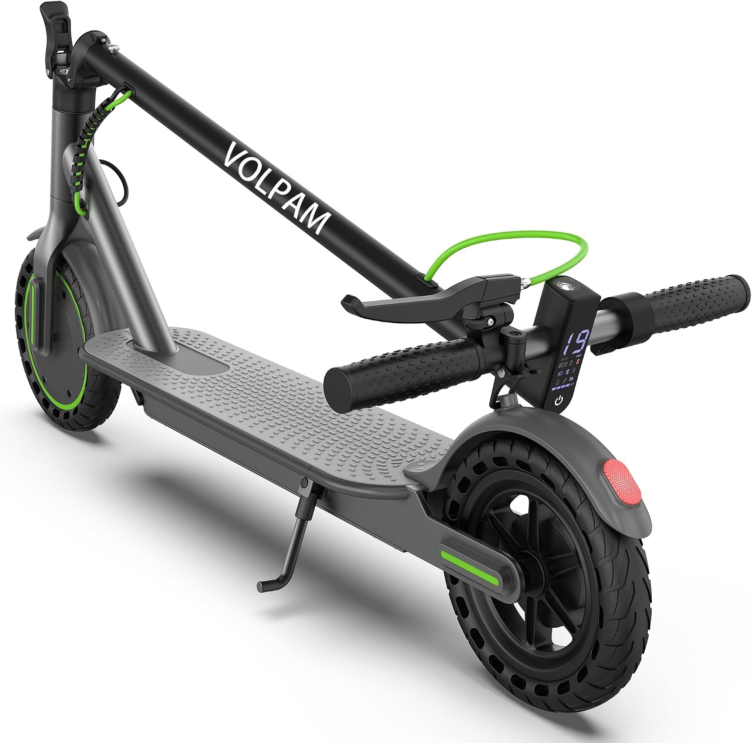 VOLPAM Electric Scooter, 350W/500W Motor, Long Range 15/17/21/28Miles, 19 Mph Top Speed
