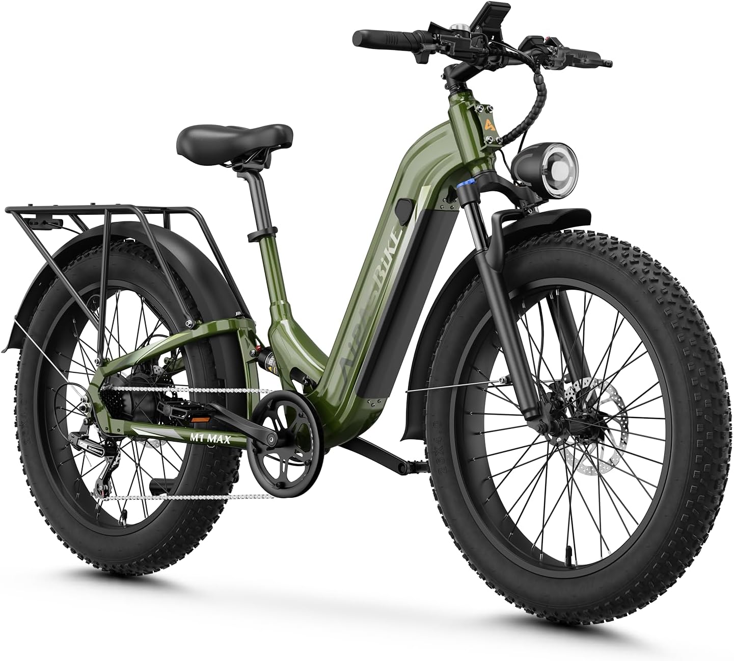 Aipas M1 Max/M2 Max Electric Bike for Adults, 26"x 4" Fat Tire Ebike